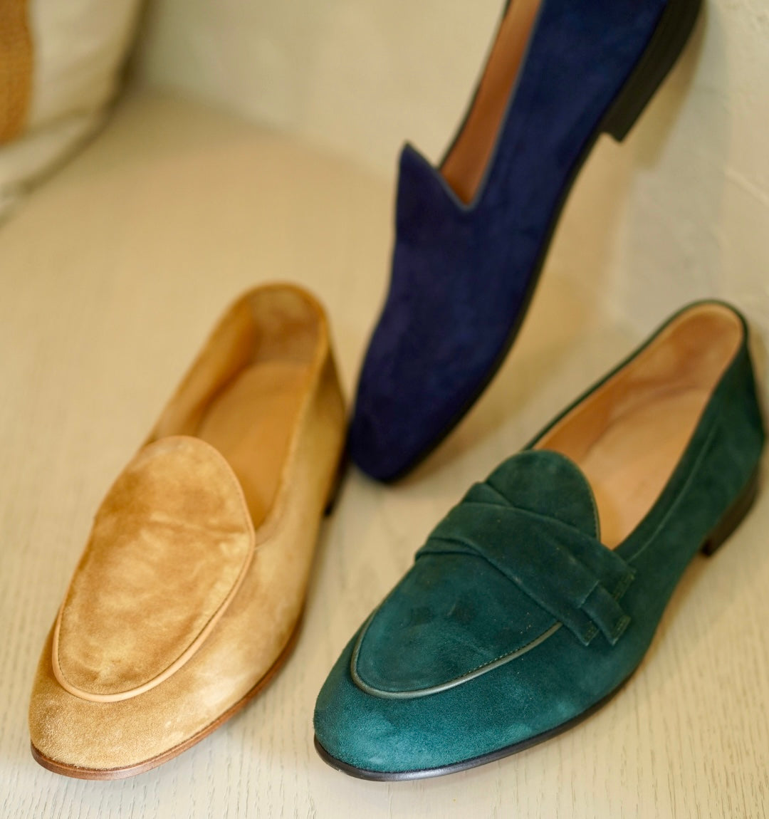 Suede Loafers